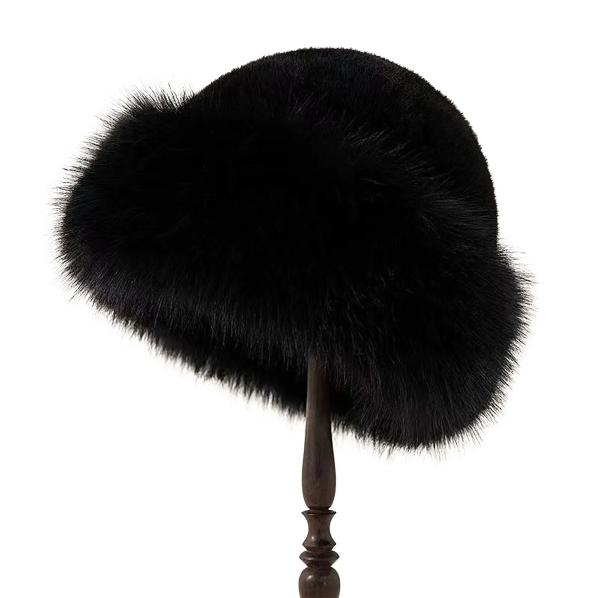 Plush Warm Mongolian Fur Winter Hat with Ear Protection