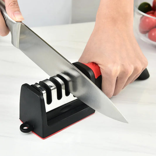 Knife Sharpener – Multi Functional Handheld Kitchen Sharpening Tool