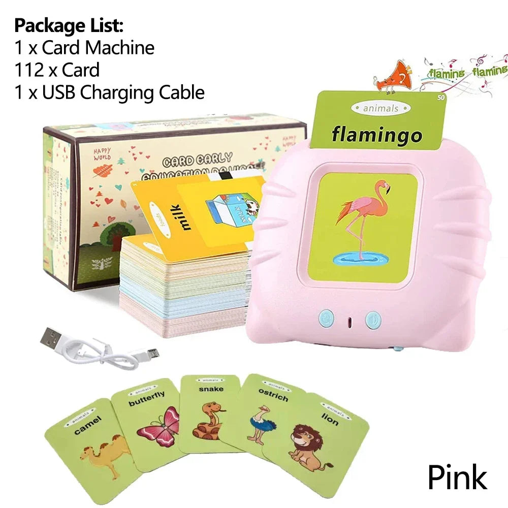 Talking Flash Cards Early Learning Educational Toy for Preschool Kids