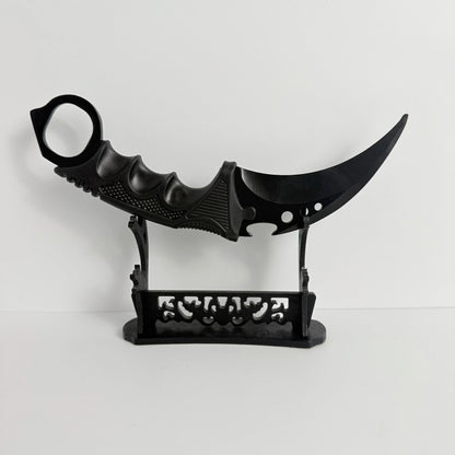 Night Talon Karambit Toy – Safe Cosplay Claw Knife with Sheath