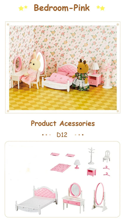 Miniature Dollhouse Furniture 1:12 Pretend Play Accessories