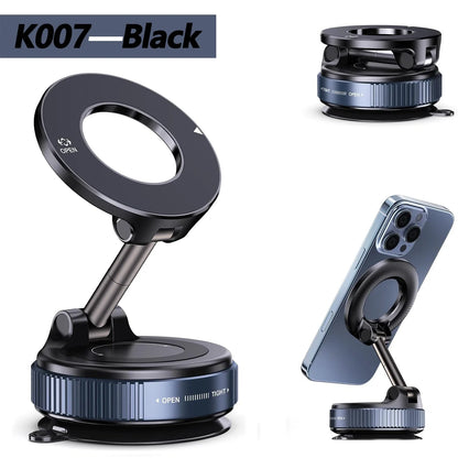 Magnetic Car Phone Holder 360° Foldable Vacuum Mount