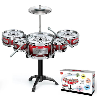 Kids Jazz Drum Set Musical Instrument Toy for Beginners