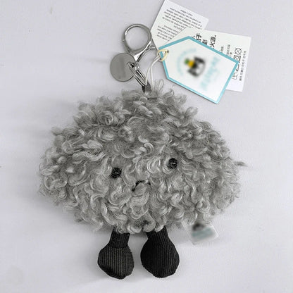 Cute Plush Keychain Soft Animal Bag Charm Pendant