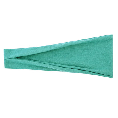 Women's Solid Color Elastic Turban Yoga Headband