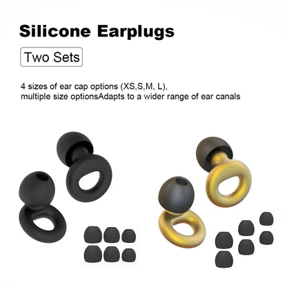 Silicone Earplugs for Swimming Sleep Noise Cancel Noise Reduction-Soundproof Reduce Disturbances -Quality Earplugs