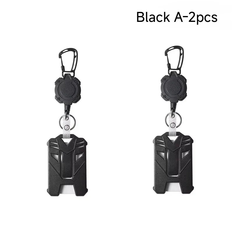 Retractable Badge Holder with ID Card Holder Case Clip