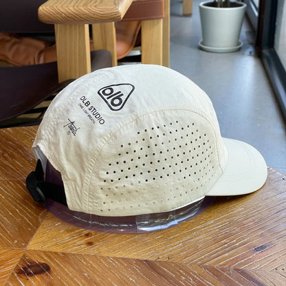Short Brim Quick Dry Mesh Baseball Cap for Outdoor Adventures