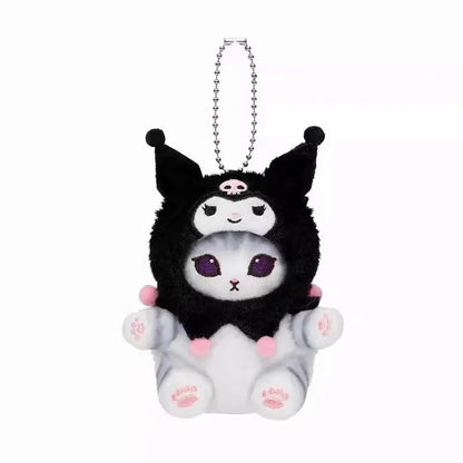 Kawaii Mofusand Sanrio Plush Keychain Anime Bag Charm