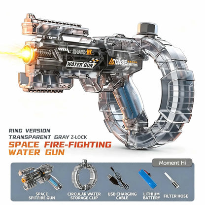 Electric Automatic Water Gun with Lights & Rechargeable Battery