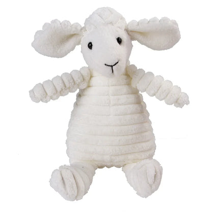 Corduroy Dog Molar Plush Toy for Interactive Chewing and Play