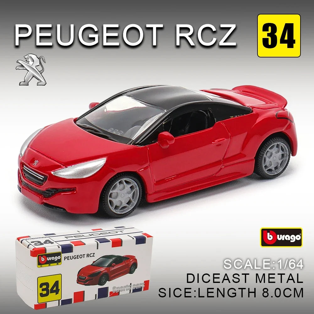 Bburago 1:64 Diecast Sports Car Model Collection