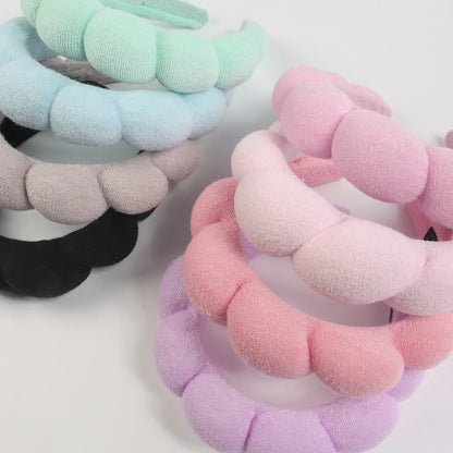 Microfiber Spa Headband & Face Wash Wristband Set