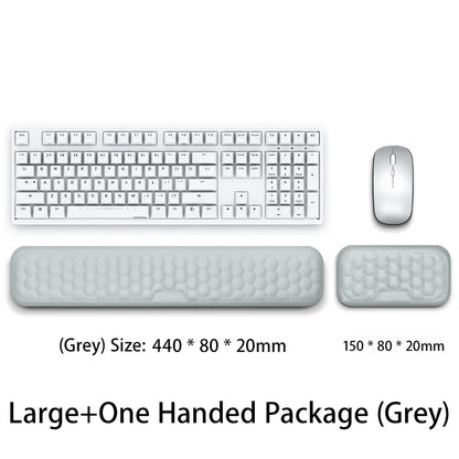 Keyboard Mouse Wrist Rest Pad Memory Foam Hand Rest Support Support Ergonomic Wrist Cushion Pad Memory Foam For Notebook Laptops