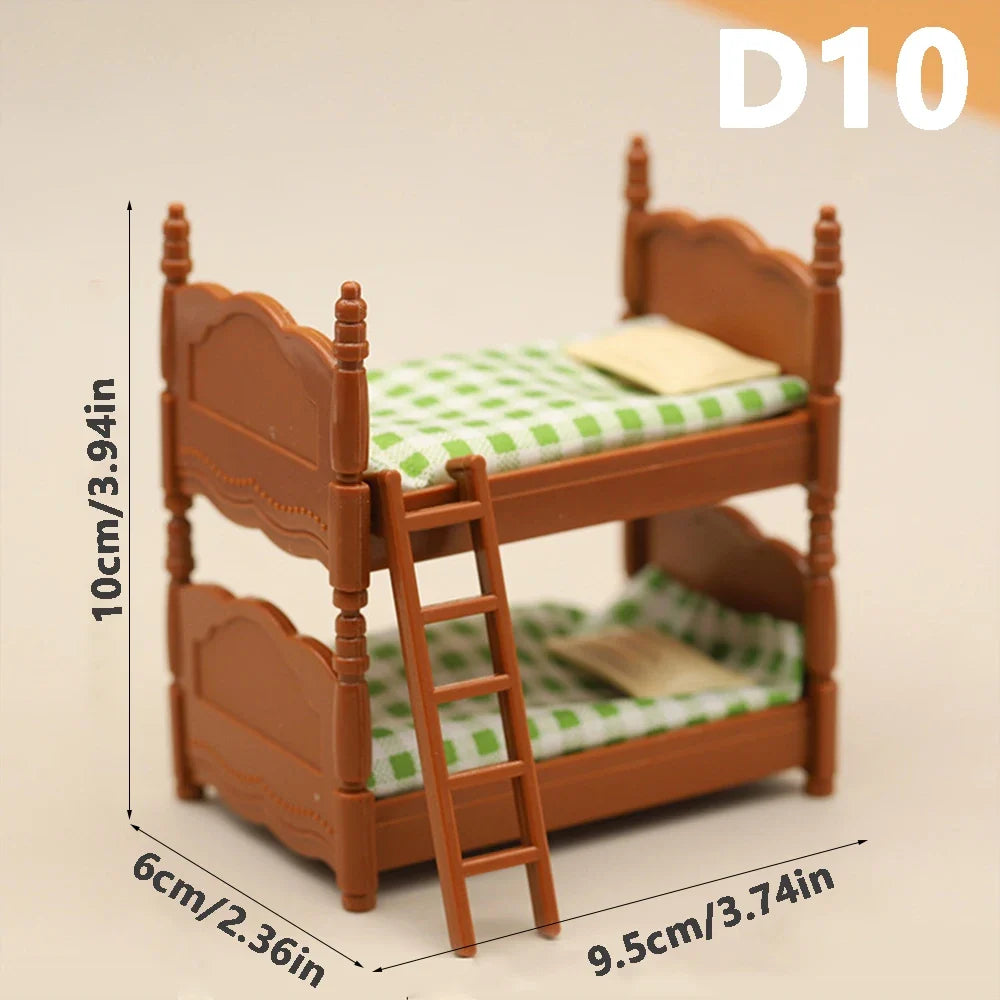 Miniature Dollhouse Furniture 1:12 Pretend Play Accessories