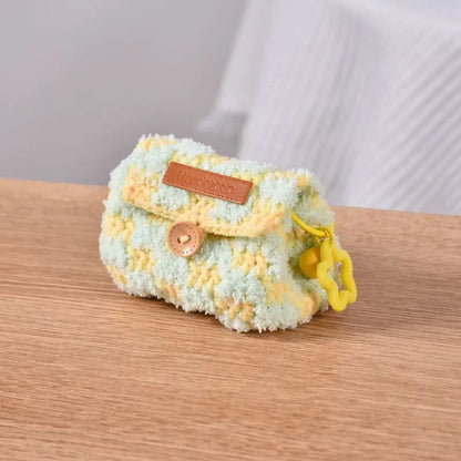 Cute Crochet Mini Coin Bag Keychain Storage Charm