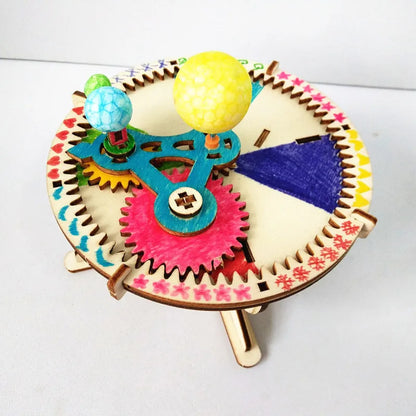 DIY Wooden Solar System Astronomy Model