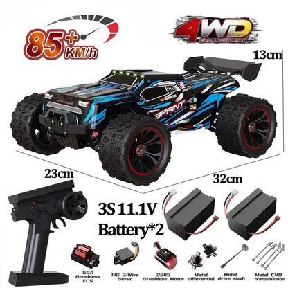 9522PRO 1:16 Brushless 4WD RC Car – 85KM/H High-Speed Off-Road Racing Drift Truck