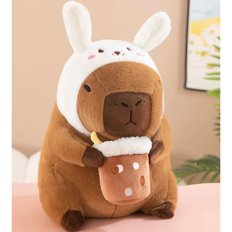 Capybara Plush Toy – Cute Cosplay Stuffed Animal Doll