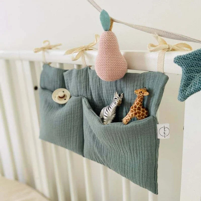 Baby Crib Organizer Hanging Diaper Caddy Storage Bag