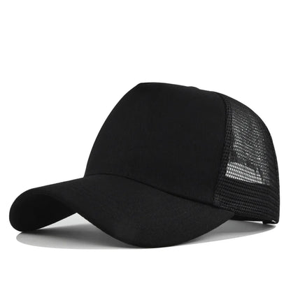 Custom Logo 5 Panel Mesh Baseball Cap for Outdoor Branding
