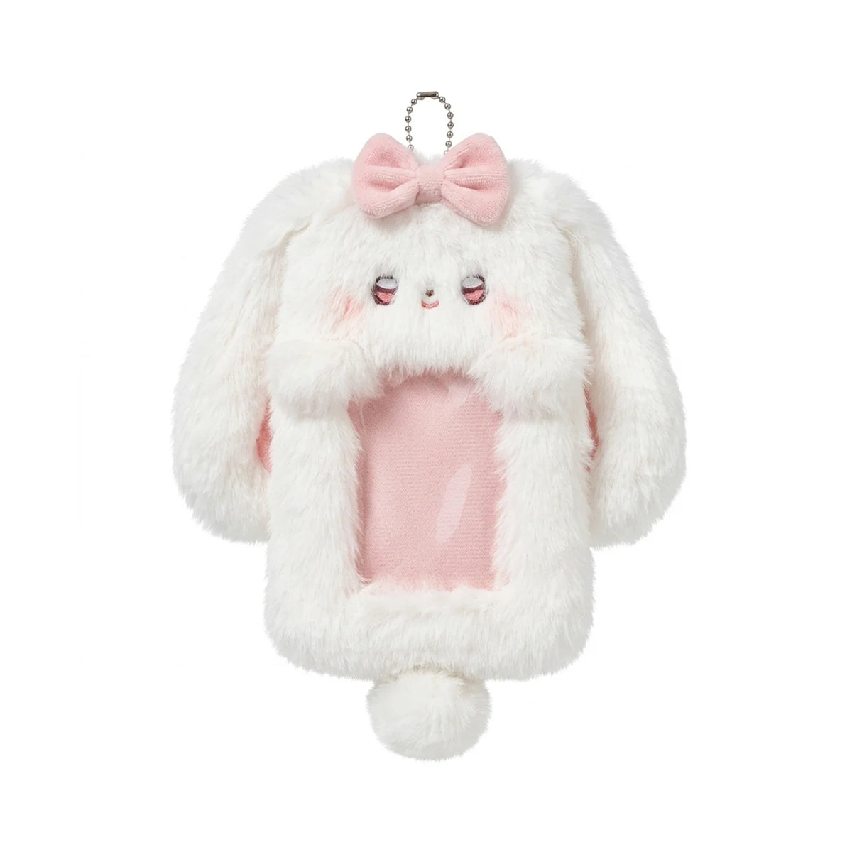 Rabbit Plush Card Holder Cute Bunny Student ID Holder