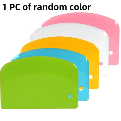 Plastic Cake Scraper Dough Cutter for Baking and Cake Decorating