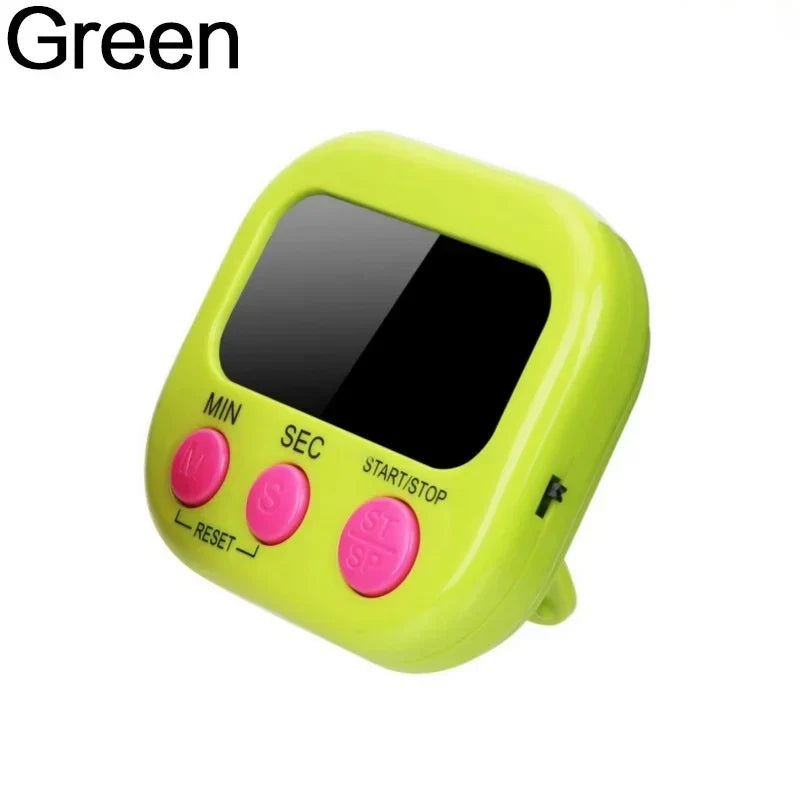 1PC LCD Digital Kitchen Timer Magnetic Cooking Large Count Down Up Clear Loud Alarm Stonego Home Kitchen Accessories