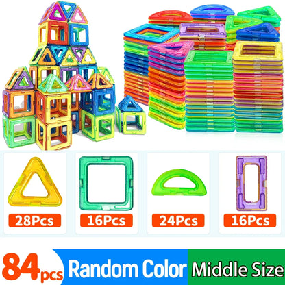 Magnetic Building Blocks STEM Educational Construction Toys