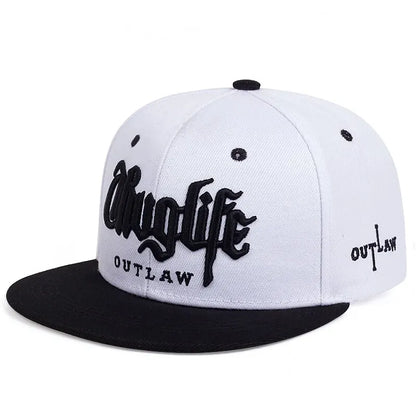 Thug Life Embroidery Snapback Baseball Cap for Streetwear Style