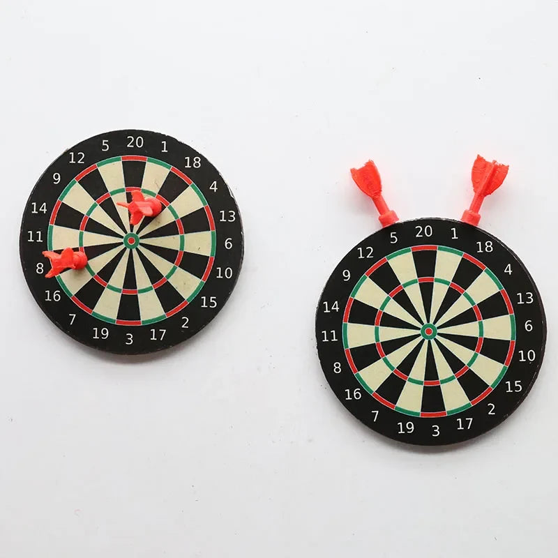 Mini Magnetic Dartboard Fridge Magnet Game with Adhesive