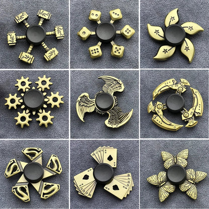 Premium Bronze R188 Metal Fidget Spinner