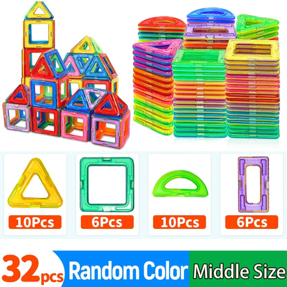 Magnetic Building Blocks STEM Educational Construction Toys