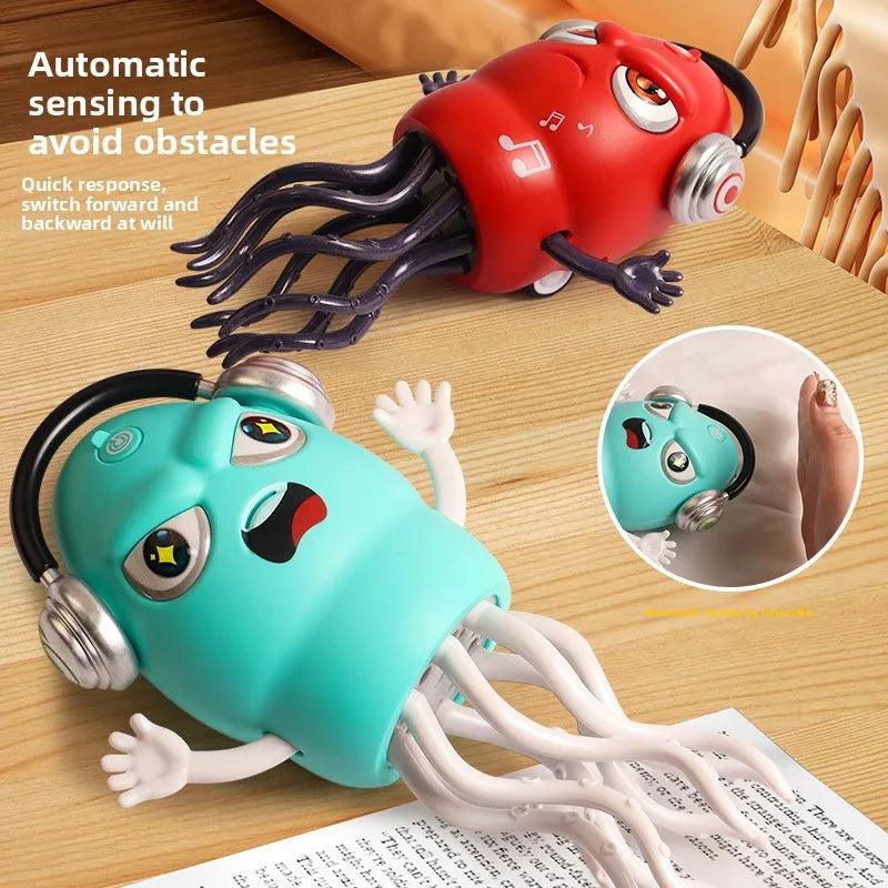 Interactive Dancing Octopus Toy with Music & LED Lights