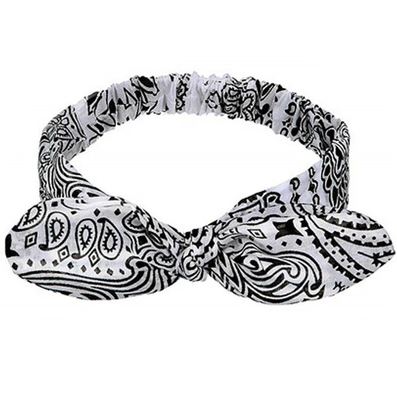 Boho Cross Knot Elastic Headband for Women