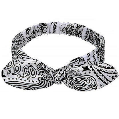 Boho Cross Knot Elastic Headband for Women