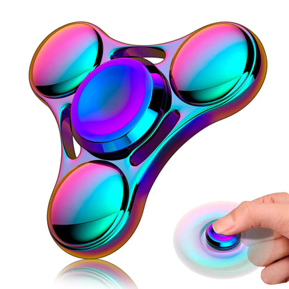Rainbow UFO Metal Fidget Spinner