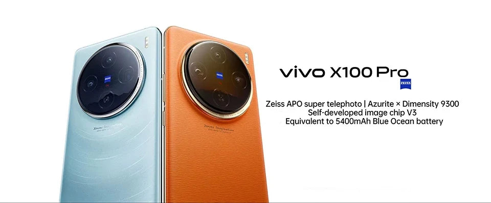 New Original VIVO X100 Pro 5G 6.78 Inches LTPO AMOLED Screen Dimensity 9300 Android 14 Camera 50MP 100W SuperCharge Smartphone