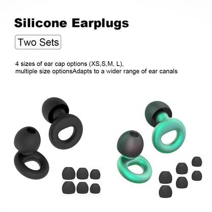 Silicone Earplugs for Swimming Sleep Noise Cancel Noise Reduction-Soundproof Reduce Disturbances -Quality Earplugs