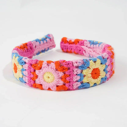 Bohemian Handmade Knitted Summer Headband