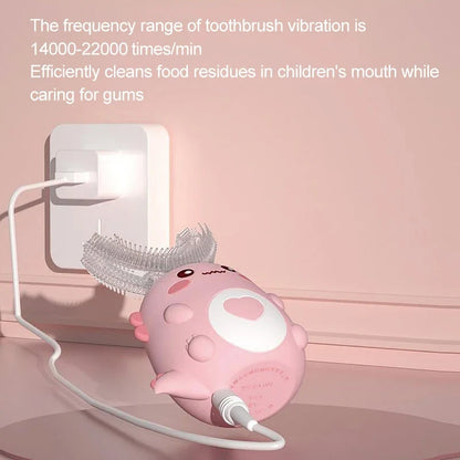 Kids U-Shaped Electric Toothbrush Rechargeable Sonic Brush