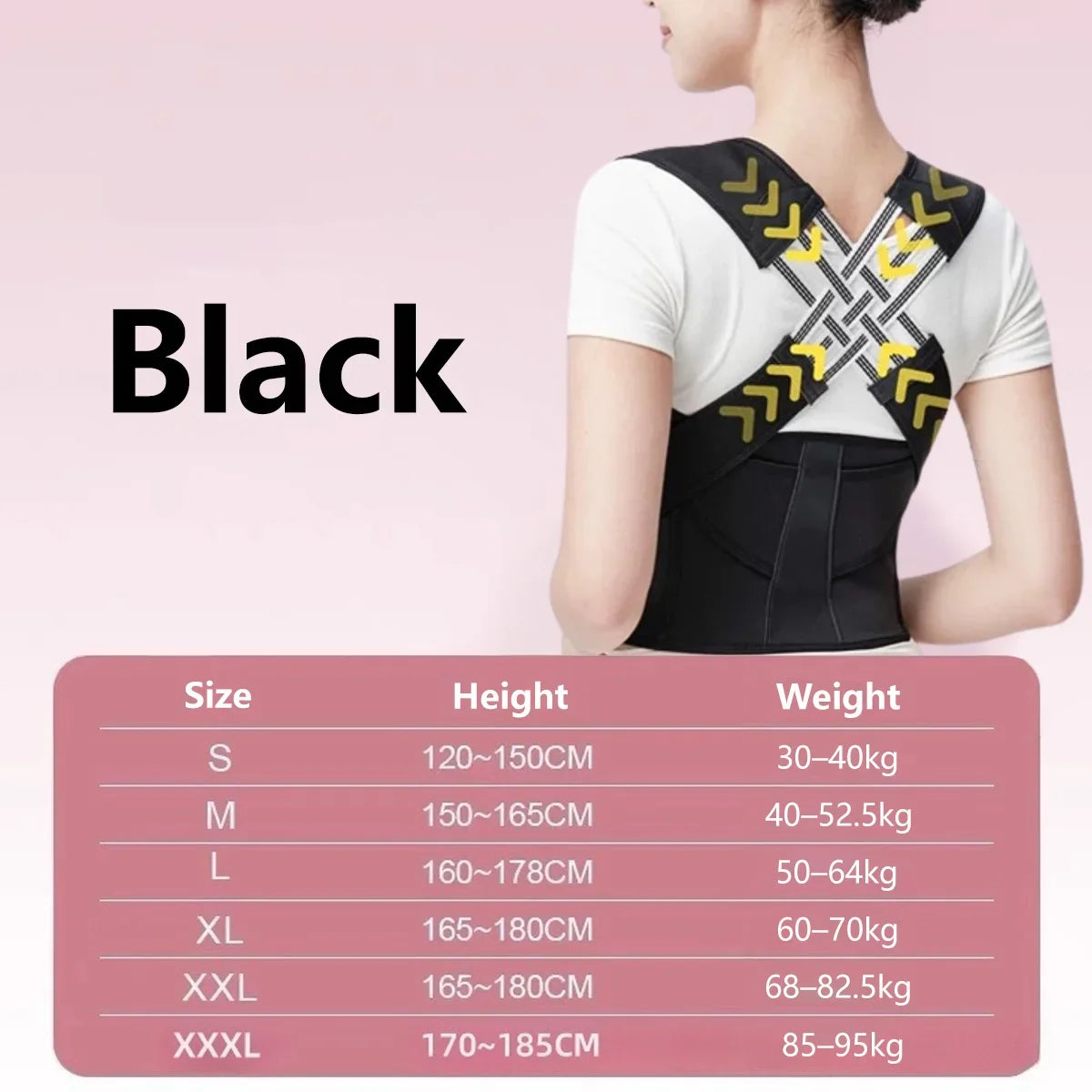 Adjustable Posture Corrector Back Support Belt Spine Alignment Waist Trainer for Men and Women Abdominal Waist Correction
