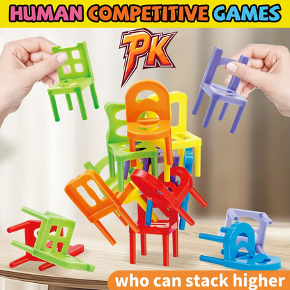 Educational Chair Stacking Balance Building Blocks Toy Set