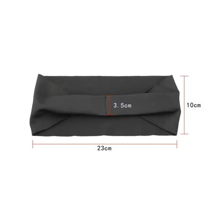 Elastic Sports Sweat Wicking Headband for Running & Yoga