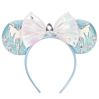 Sequin Mouse Ears Bow Headband for Women & Girls