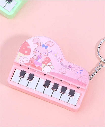 Mini Desktop Piano Keychain Musical Toy for Kids and Music Lovers