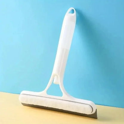 Home-use multi-functional glass cleaner, equipped with a watering can, combines three-in-one glass and window scraper functions