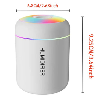 180ML Mini Air Humidifier USB Electric Aroma Diffuser Essential Oil Purifier Aromatherapy Mist Maker Lights For Car Home Bedroom