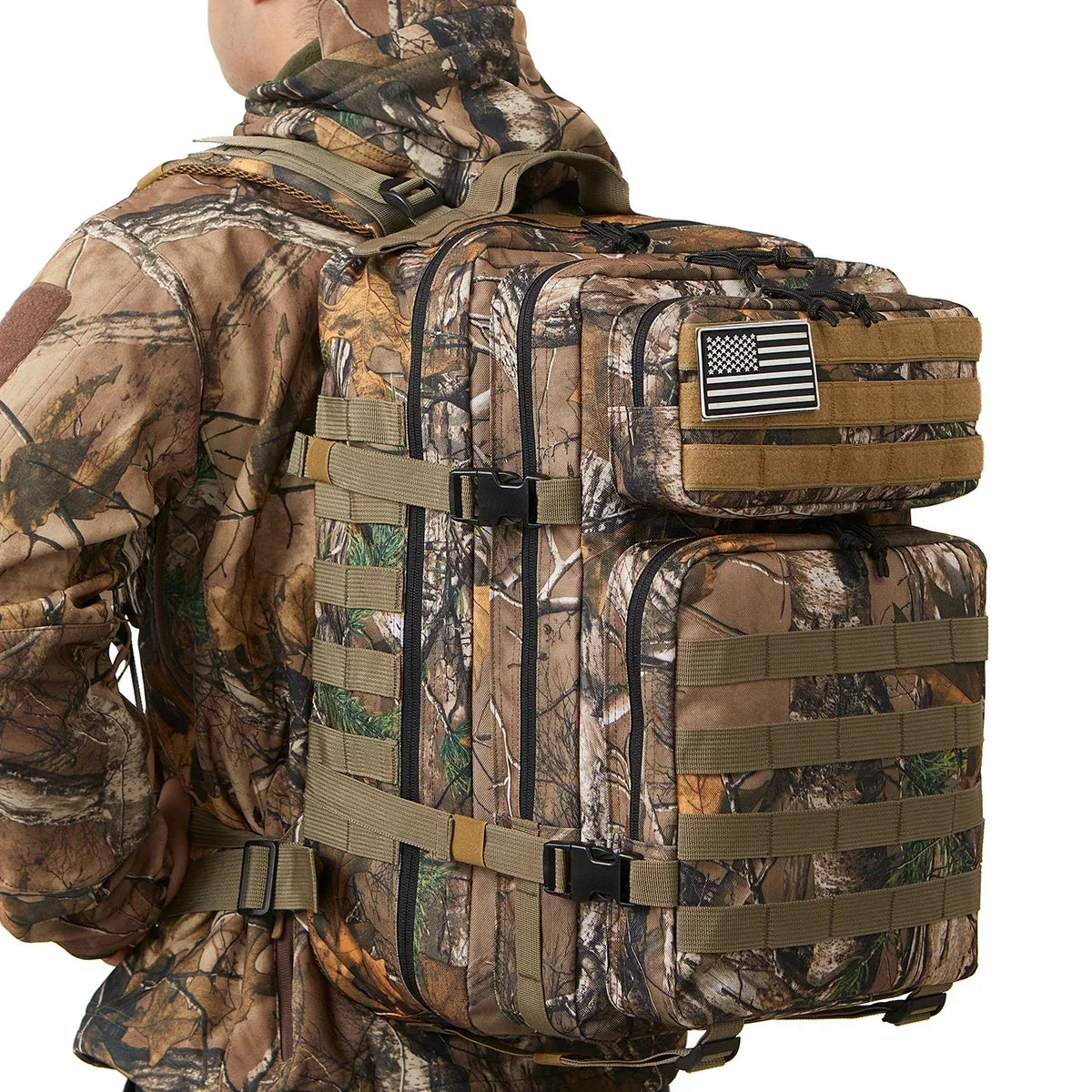 45L Hunting Large Capacity Outdoor Tactical Backpacks for Men/Women 3 Days Gym Hiking Ba For Trekking Camping Daypack Back Pack