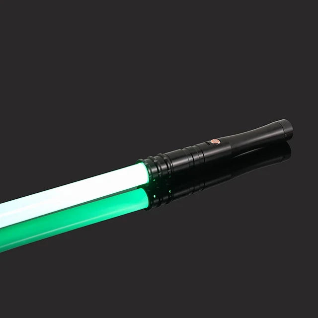RGB Metal Lightsaber Rechargeable LED Cosplay Light Sword with Sound Effects
